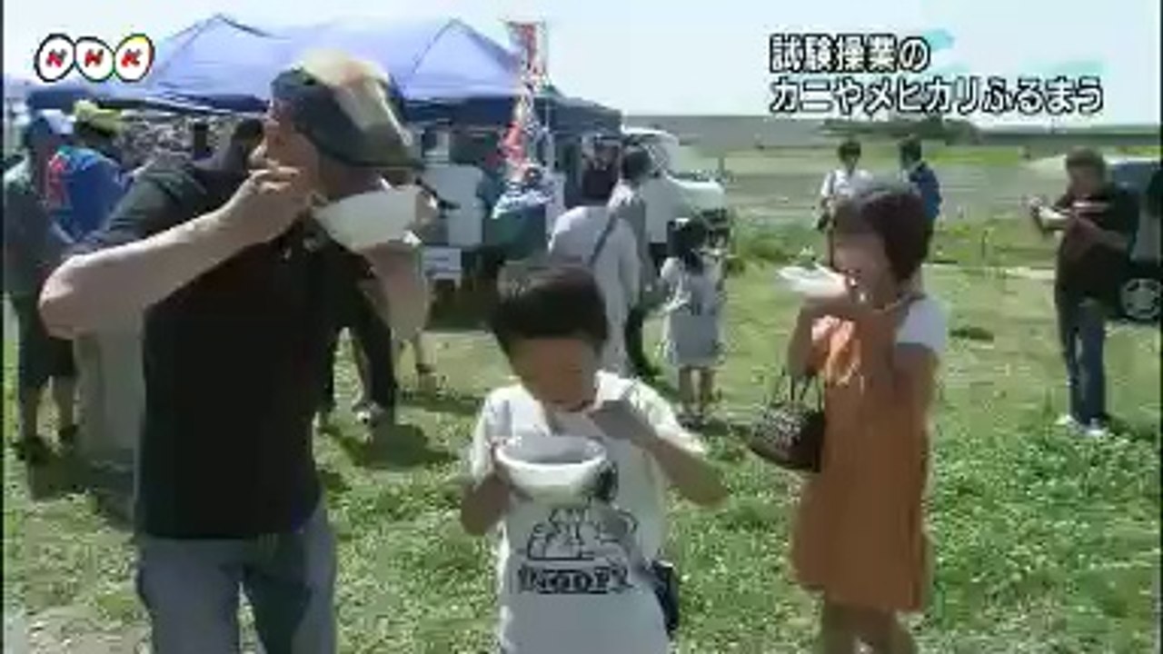 20140706試験的な漁で取れた魚試食 福島 (県内版)