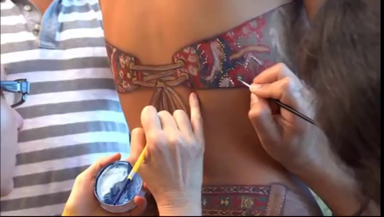 Sports Illustrated Swimsuit- Irina Shayk Body Painting-Sports Illustrated Swimsuit 2009