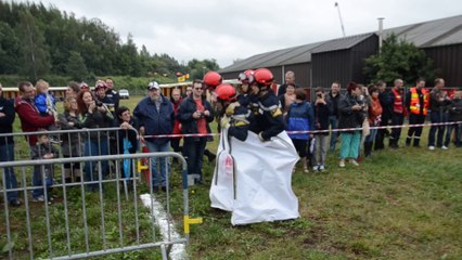 Epreuve rencontre européenne des jeunes pompiers à Dour