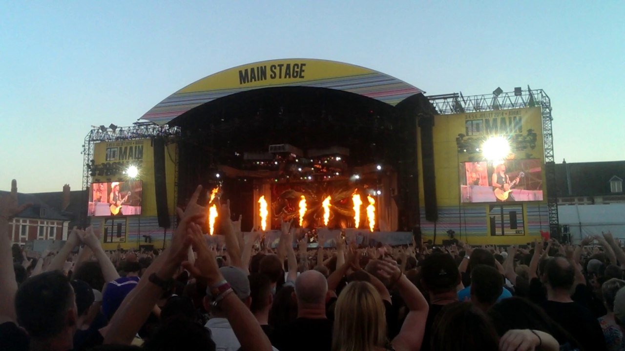 EXTRAIT IRON MAIDEN AU MAIN SQUARE FESTIVAL ARRAS 2014