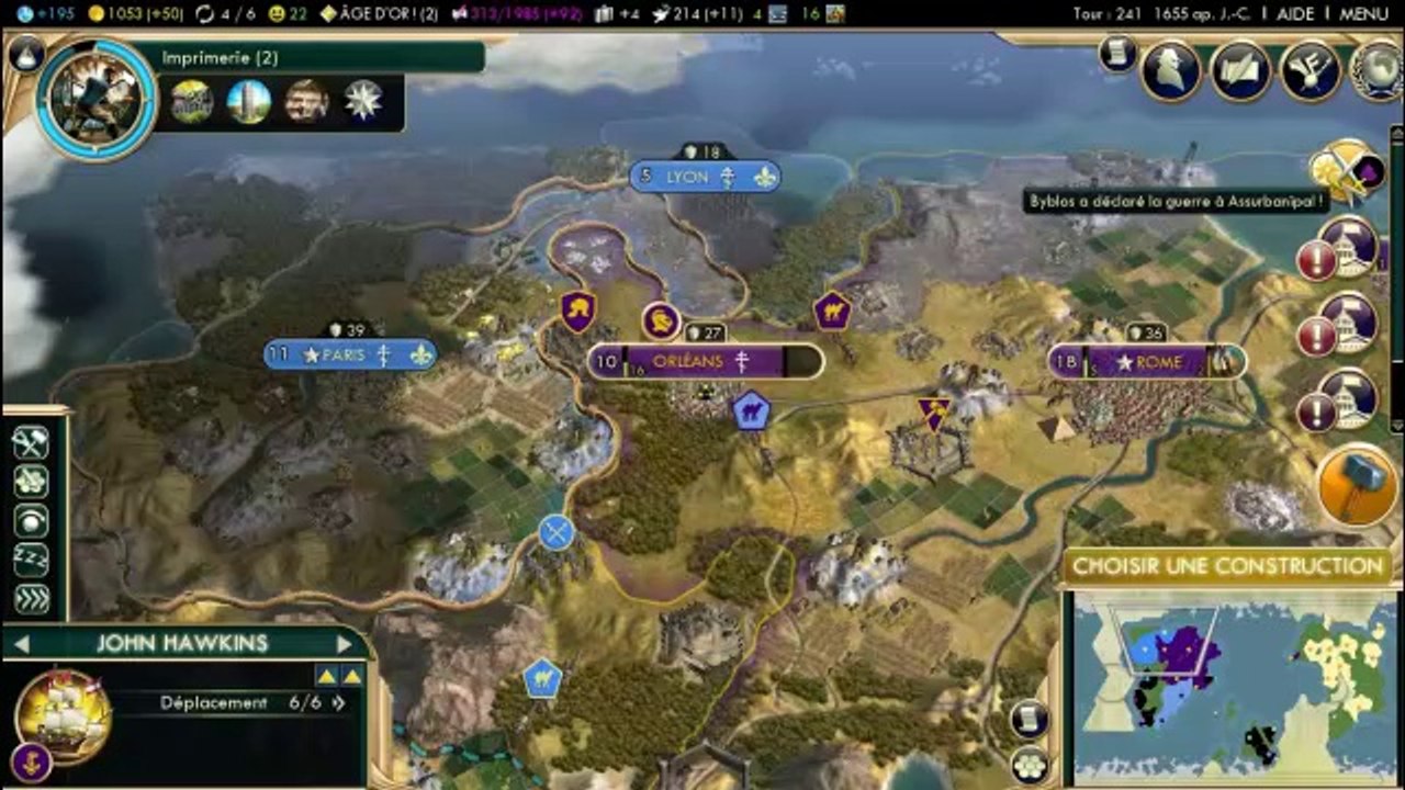 [détente] Civilization V la guerre est déclaré
