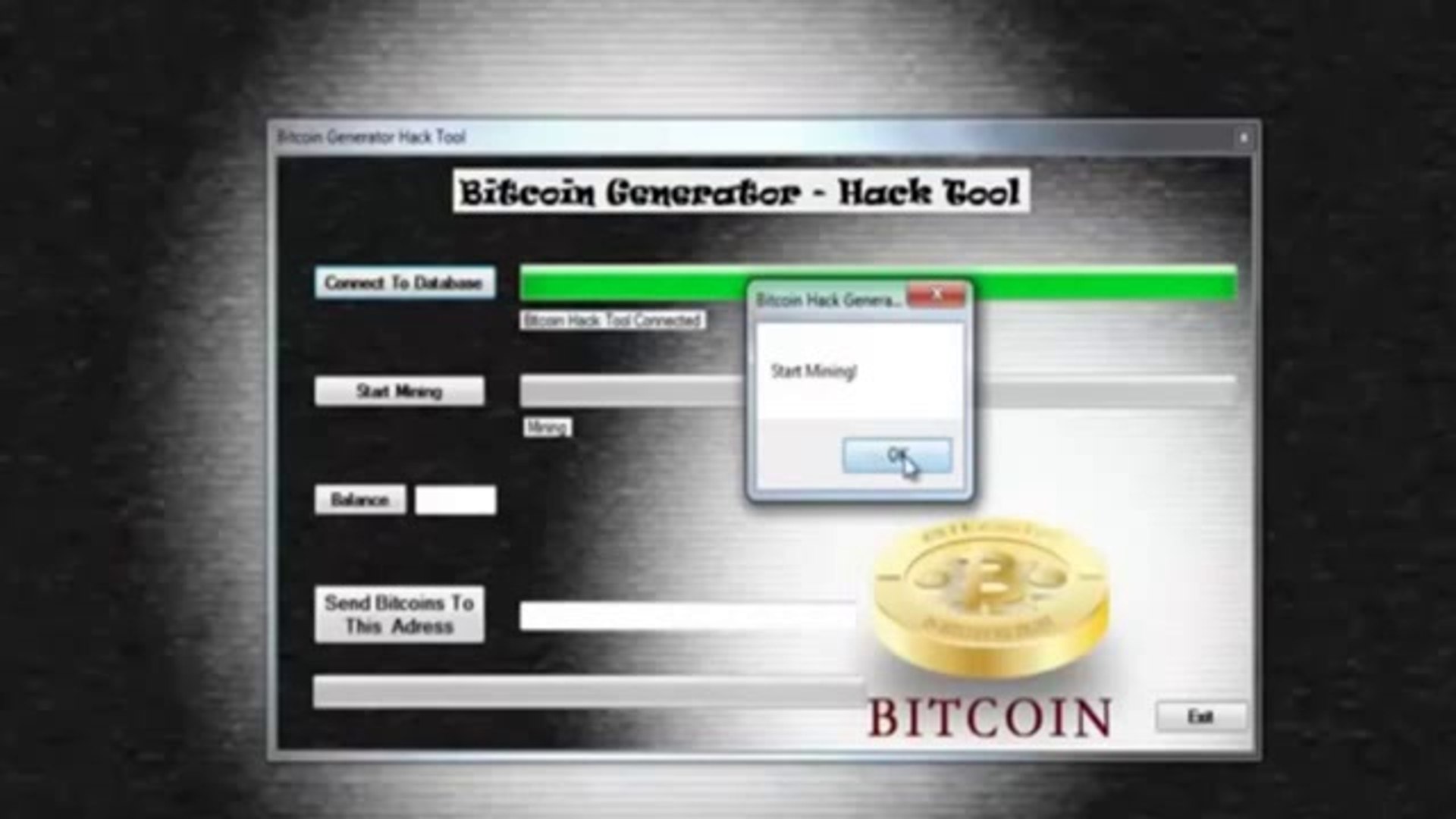 Free Bitcoins With New Bitcoin Generator Hack Tool 2013 - 