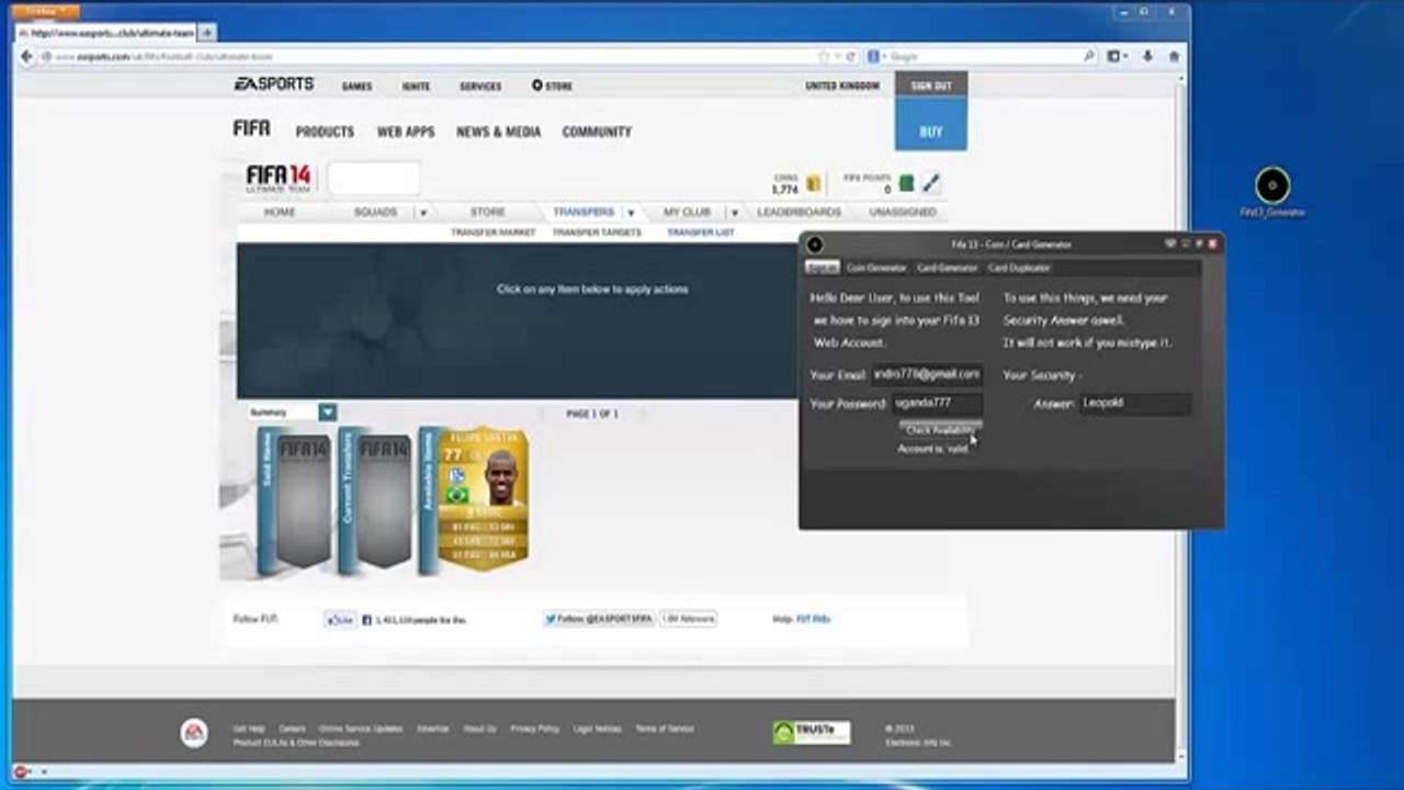 FUT 14 Coin Generator for Xbox and ps3 (march 2014)
