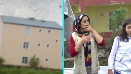 Hortum anı kamerada!