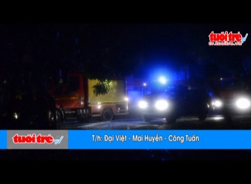 Cháy công ty hóa chất, 15 chiến sĩ cứu hỏa bị thương