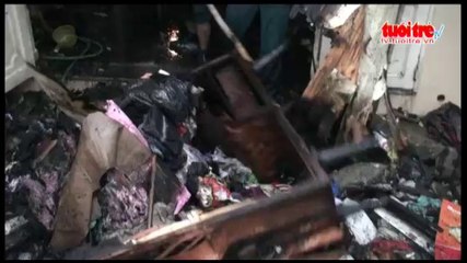 Một ngôi nhà tình thương bị cháy rụi