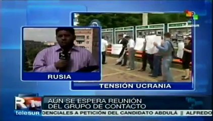 Soberanistas expulsados de Slaviansk se reagrupan en otra localidad