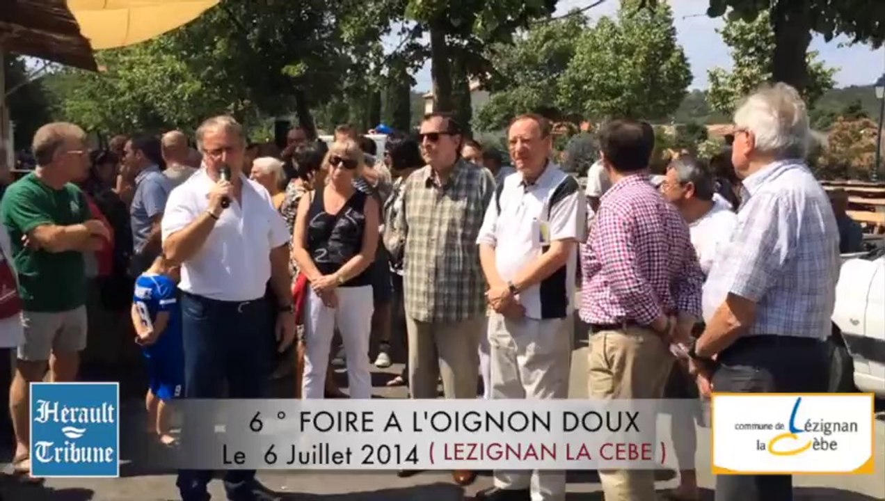 LEZIGNAN-LA-CEBE - 2014 - On s'occupe de vos oignons !  6 ° FOIRE A L'OIGNON LEZIGNAN LA CEBE - A LEZIGNAN la CEBE on s'occupe de vos oignons !