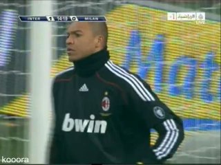 انتر- ميلان 0-2 ملخص الشوط الاول