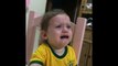 Brasilian Baby crying because of Neymar injury! So cute and awesome children