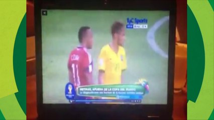 Imagem sugere que Züñiga ameaçou Neymar antes de choque