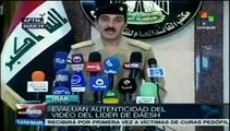 Iraquíes revisan autenticidad de video donde aparece líder terrorista