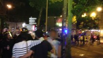 Répression et discrimination policières des supporters algériens à Lyon.
