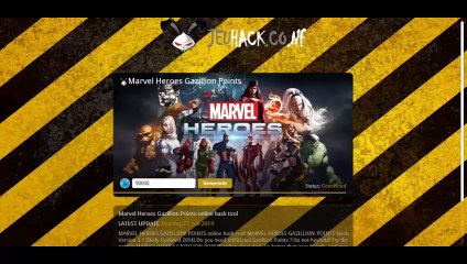 Marvel Heroes Hack $ Pirater $ Juillet 2014 Update