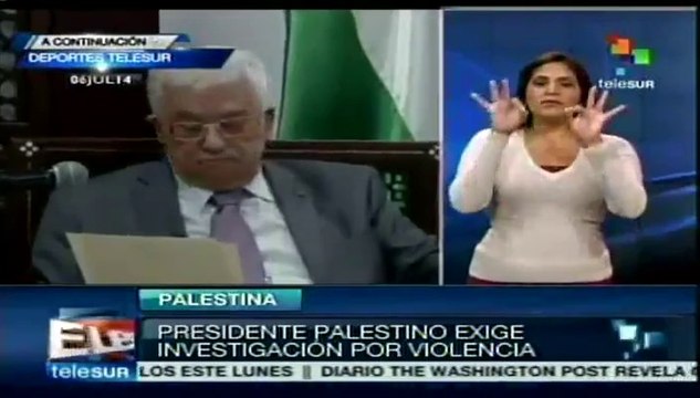 Mahmud Abás pide al mundo indague sobre ataques de Israel a Palestina