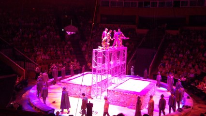 trampoline glassy and transparent wall