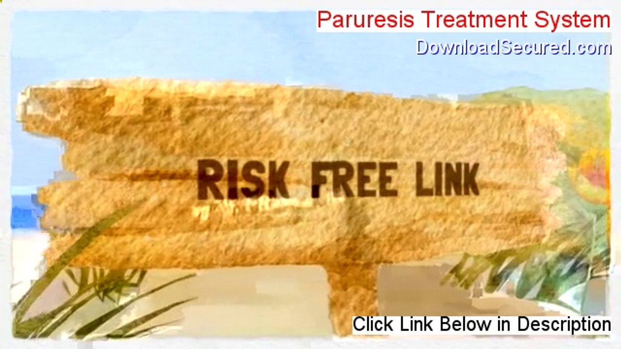 Paruresis Treatment System Download PDF [paruresis treatment system review]