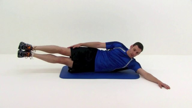 Pilates Oblique Crunch with Leg Raise (Lv 1)
