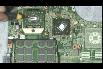 Compaq F700 - Reparacion - Desensamble - Calentamiento - Reflow