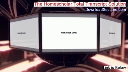The Homescholar Total Transcript Solution Free Review [Watch this]