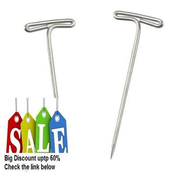 Best Deals 500pc 1-1/2 T-Pins Nickel-Plated Steel - Fabric Sewing Display Review