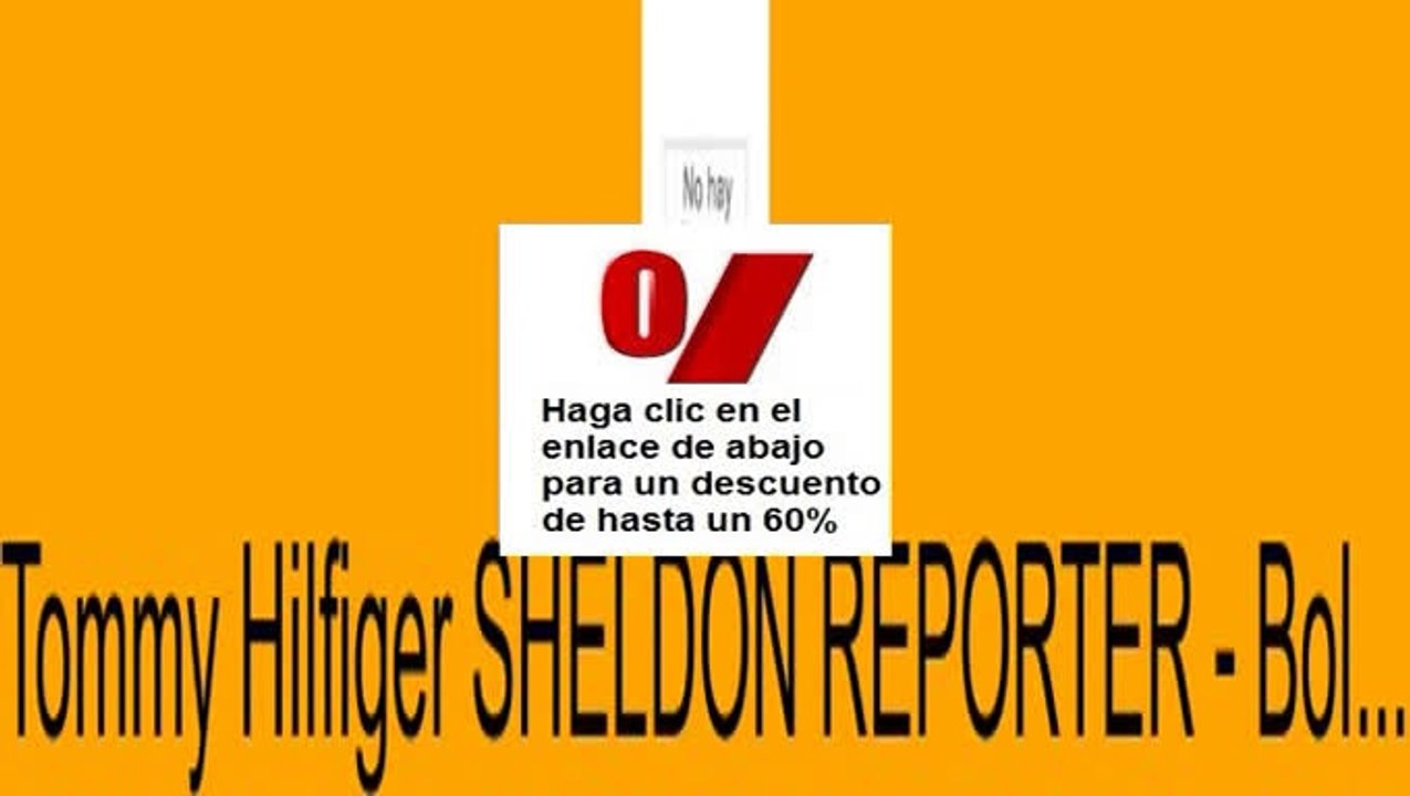 Vender en Tommy Hilfiger SHELDON REPORTER - Bol... Opiniones