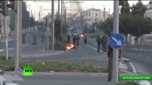 (Vídeo) Choques entre palestinos y fuerzas de seguridad israelíes en Jerusalén Este
