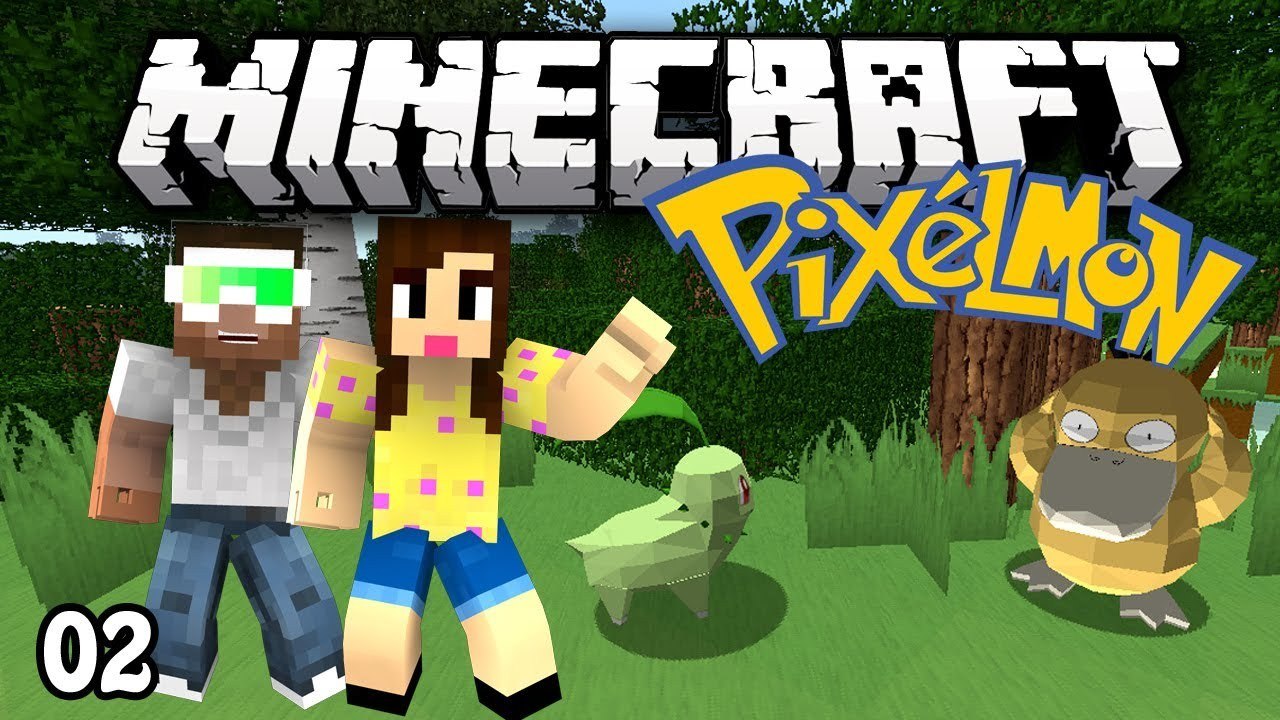 Minecraft Pixelmon w/Biggs87x - Ep 2 - Psyduck!