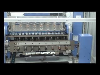 Automatic winding machine for small solenoid bobbins [two wires] - Tanac