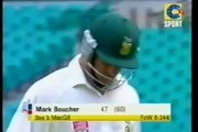 RARE STUART MACGILL destroys SOUTH AFRICA - 9 wickets- 2001 SCG