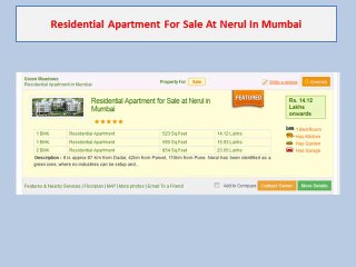 2bhk flat for sale in nerul