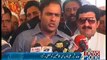 Abid Sher Ali using Strong Words against Sheikh Rasheed during Media Talk