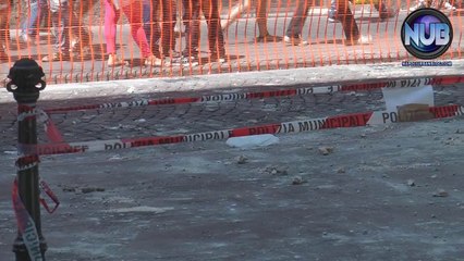 Descargar video: Crollo calcinacci Galleria Napoli. Grave ragazzo