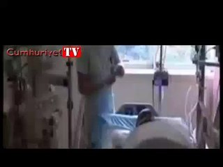 Otobüsü böyle ateşe verdi