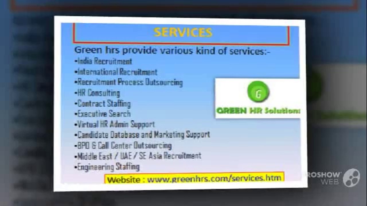 Greenhrs Recruitment consultancy for job seeker