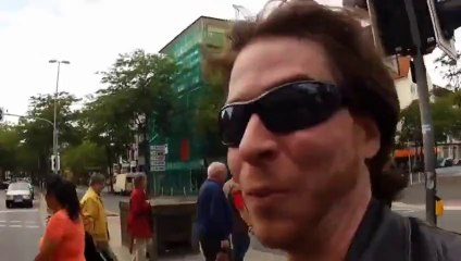 Waiting for the traffic light in Germany