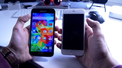 Maquette d'iPhone 6 de 4,7 pouces sous iOS 8