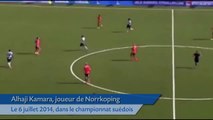 Le caprice d'un footballeur après un carton rouge