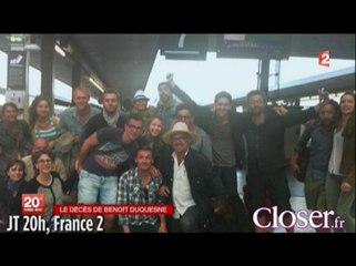 Laurent Delahousse rend  hommage à Benoît Duquesne dans le JT de France 2