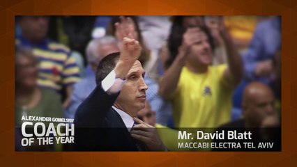 David Blatt voted Alexander Gomelskiy Coach of the Year!