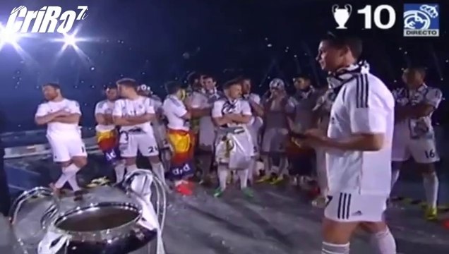 Cristiano Ronaldo La Decima Celebration at Santiago Bernabeu 2014
