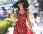 Paris Hilton flashes her tiny bikini in see through red dress as she enjoys holiday with sister Nicky