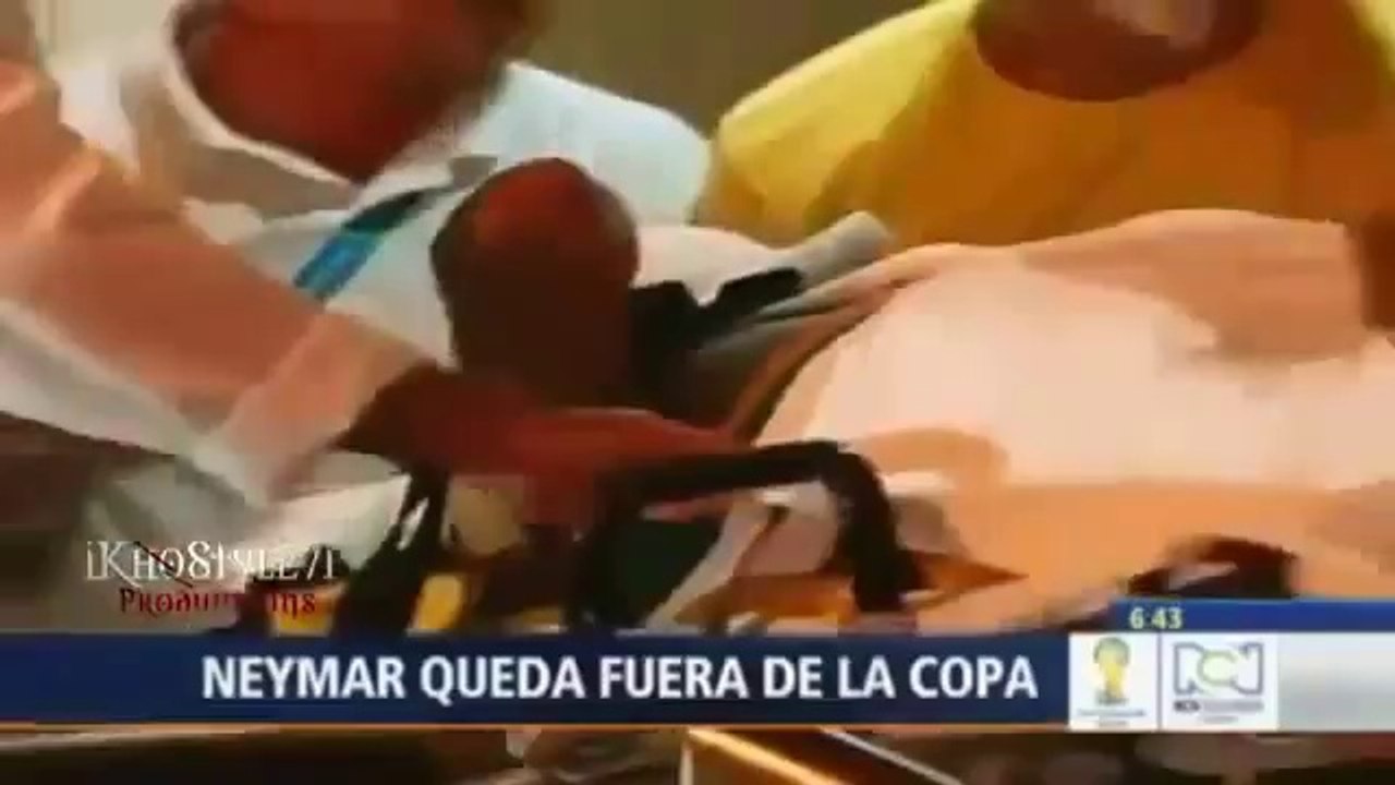 Neymar is Out of the World Cup Due to a Vertebral Fracture. Neymar Se Pierde el Mundial