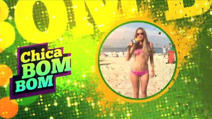 La Chica Bom Bom paso el día en la playa