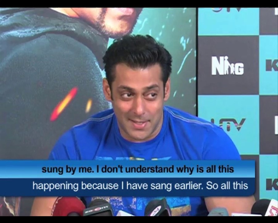 Salman Khan is a bad singer