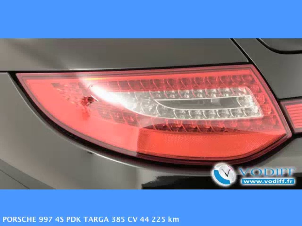 VODIFF : PORSCHE OCCASION ALSACE : PORSCHE 997 4S PDK TARGA 385 CV 44 225 km