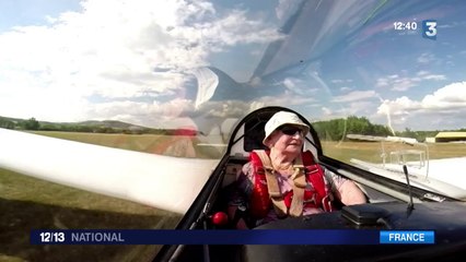 Pour ses 100 ans, elle s'envoie en l'air en planeur
