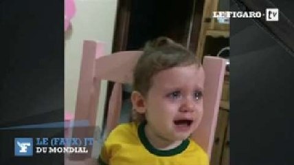 Le (faux) JT du Mondial :  la blessure de Neymar fait pleurer les enfants