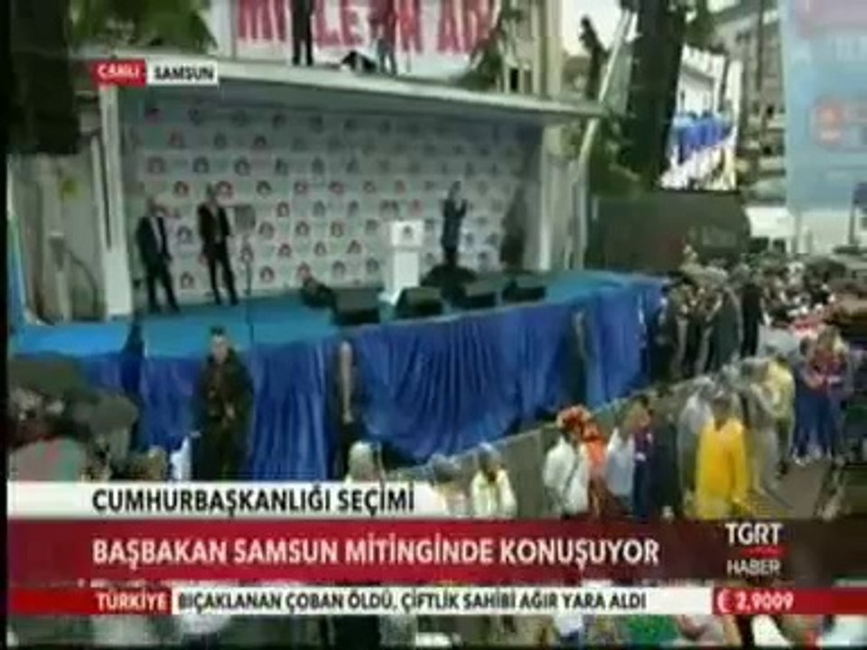 Başbakan Erdoğan Cumhurbaşkanı Adayı Olduktan Sonra İlk Mitingi Samsun Konuşması