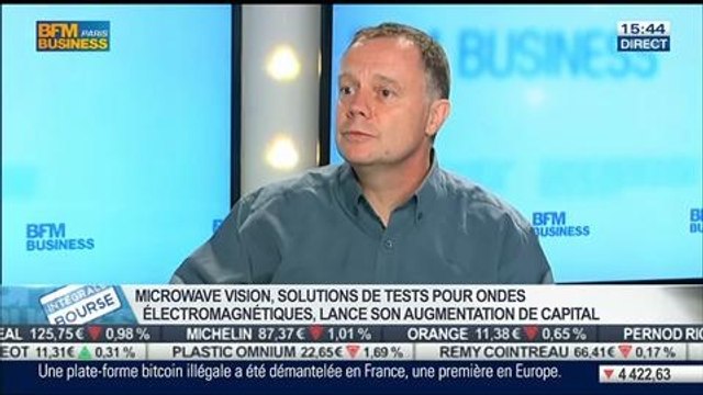 Microwave Vision lance une augmentation de capital: Philippe Garreau, dans Intégrale Bourse – 07/07